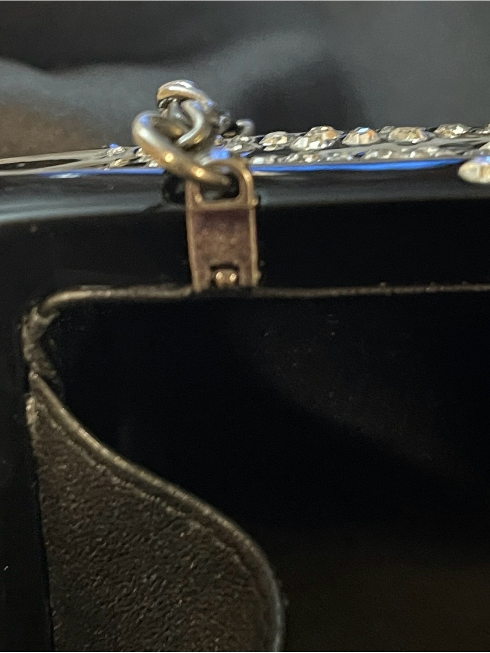 Chanel Black Plexiglass Strass Log CC Minaudière Clutch, 2018 rate - Picture 10 of 16